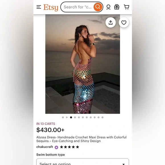 Chaku Craft Alyssa Dress, handmade in Türkiye. Great condition worn once. - Picture 7 of 7